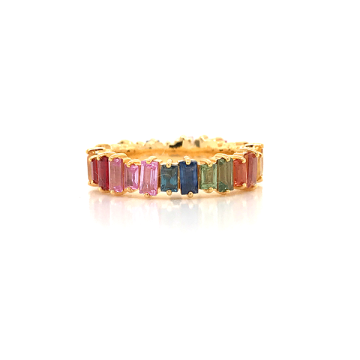 Rainbow Sapphire Rings